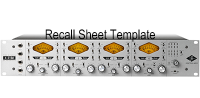 4710D Recall Sheet Template-FREE!