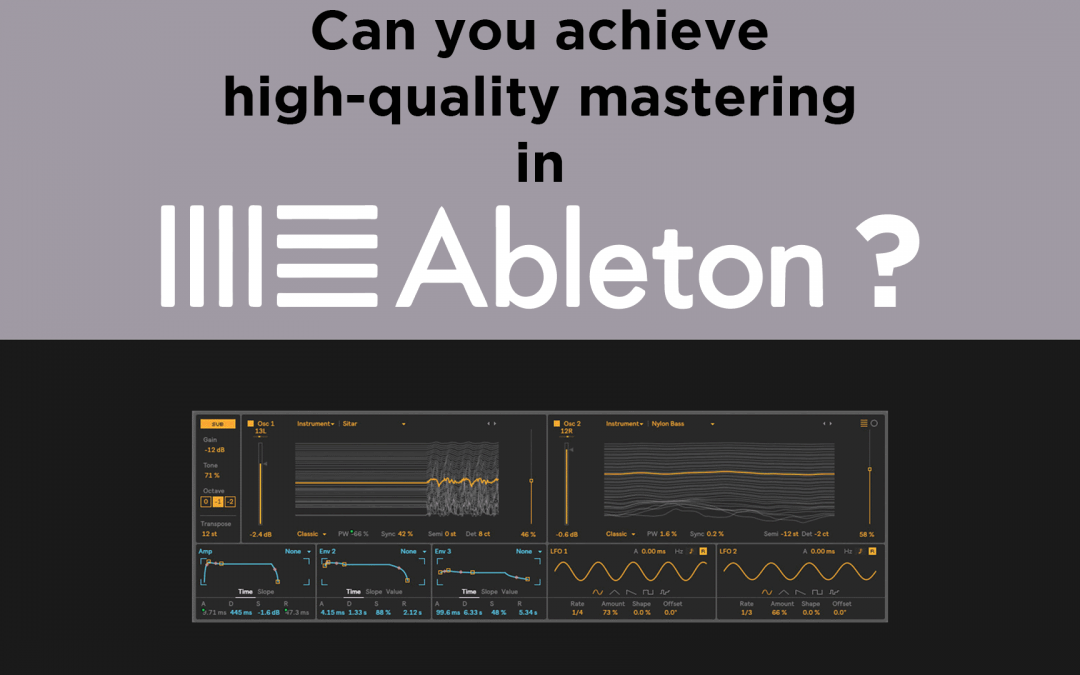 Can stock plugins in Ableton achieve high-quality mastering?